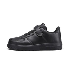Black Children Shoes Boys Sneaker 6 to 12 Years 2024 New School Leather Kids Casual Sneaker Tennis Sports Shoes for Boy