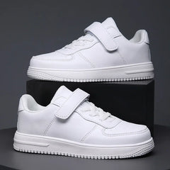 Black Children Shoes Boys Sneaker 6 to 12 Years 2024 New School Leather Kids Casual Sneaker Tennis Sports Shoes for Boy