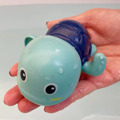 Baby Bath Toys Bathing Cute Swimming Turtle Whale Pool Beach Classic Chain Clockwork Water Toy for Kids Water Playing Toys
