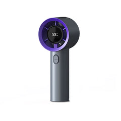 Portable Handheld Mini Fan USB Rechargeable 5 Speed Electric Fan with LED Display Screen for Home Office Outdoor Travel Camping