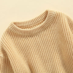 0-9M Autumn New Baby Boys Girls Clothes Baby Sweater Toddler Knit Sweater Newborn Knitwear Long Sleeve Cotton Baby Pullover Tops