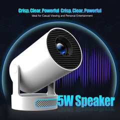 4K Wifi6 Projector 290ANSI Android 11 Dual WIFI Allwinner H713 BT5.0 1280*720P Home Cinema Outdoor Portable HY300 Pro +