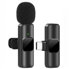 Microphone Wireless Lavalier Microphone for Live Streaming/Youtube/Facebook/Tiktok Live Noise Reduction Mic for Iphone/Android