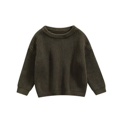 0-9M Autumn New Baby Boys Girls Clothes Baby Sweater Toddler Knit Sweater Newborn Knitwear Long Sleeve Cotton Baby Pullover Tops