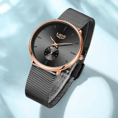 Women'S Watch 2026 NEW Elegant Simple Fashion Waterproof Clock Ladies Luxury Mesh Strap Quartz Wristwatch Watch for Women