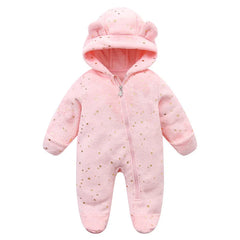 Soft Newborn Baby Clothes Flannel Autumn Winter Baby Boys Girls Jumpsuit Cartoon Newborn Bodysuit Warm Rompers for Babies 0-12M