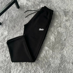 2025 European and American Fashion Embroidery Design Men Clothing Set Y2K Street Harajuku Gothic Loose Couple Casual Tracksuit