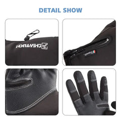 Winter Gloves Waterproof Thermal Touch Screen Thermal Windproof Warm Gloves Cold Weather Running Riding Sports Hiking Ski Gloves