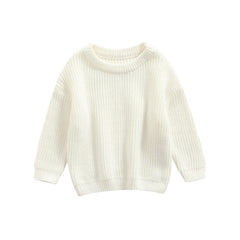 0-9M Autumn New Baby Boys Girls Clothes Baby Sweater Toddler Knit Sweater Newborn Knitwear Long Sleeve Cotton Baby Pullover Tops