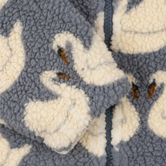 Fashion Baby Girl Boy Cotton Padded Lamb Wool Jacket Infant Toddler Child Cartoon Print Fleece Jacket Winter Baby Clothes 1-7Y