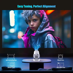 4K Wifi6 Projector 290ANSI Android 11 Dual WIFI Allwinner H713 BT5.0 1280*720P Home Cinema Outdoor Portable HY300 Pro +