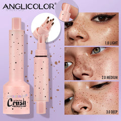 Liquid Air Cushion Freckle Stamp Pen Five-Point Head Freckle Natural Simulation Fake Dot Spot Pen Waterproof Lasting Makeup