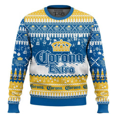 2025 New CORONA EXTRA Christmas Gift Ugly Sweater Hot Selling Merry Christmas Fashion 3D Printed Oversized O-Neck Pullover Shirt