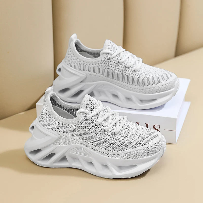 Kids Sneakers Brand Children'S Fashion Sports Shoes Boys Running Outdoor Parent Child Shoes Man Woman Lightweight Casual Shoes