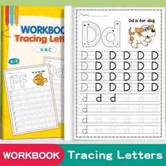 26 Alphabet Practicing Uppercase and Lowercase Letters English Coloring Book Pen Control Training Handwriting Practice Book