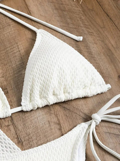 Solid Sexy Bikinis Female Swimsuits Women'S Four-Piece Swimwear Beach Swim Wear Bathing Suits Brazilian Bikini Set Pool Bather