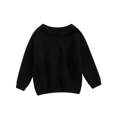 0-9M Autumn New Baby Boys Girls Clothes Baby Sweater Toddler Knit Sweater Newborn Knitwear Long Sleeve Cotton Baby Pullover Tops