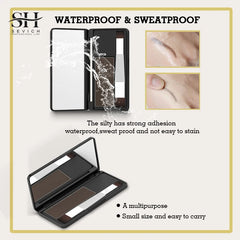Waterproof Hair Line Powder 8G Edge Control Hair Root Cover up Repair Hair Line Shadow Makeup Unisex Instantly 4 Color