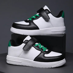 Black Children Shoes Boys Sneaker 6 to 12 Years 2024 New School Leather Kids Casual Sneaker Tennis Sports Shoes for Boy