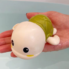 Baby Bath Toys Bathing Cute Swimming Turtle Whale Pool Beach Classic Chain Clockwork Water Toy for Kids Water Playing Toys